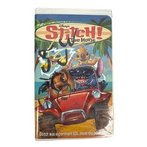 Disneys Stitch! The Movie VHS 2003 Original Release Good Condition